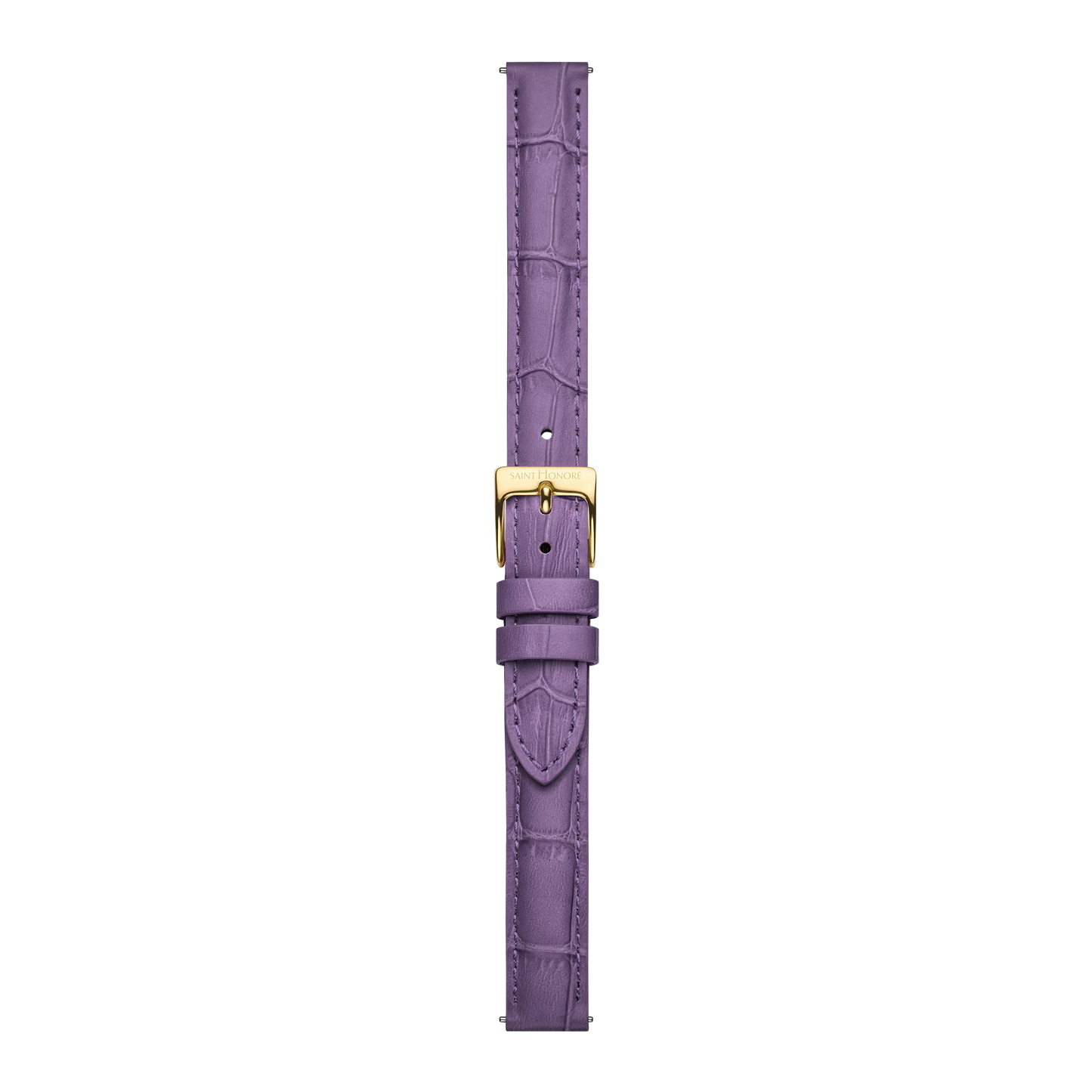 Genuine leather strap 12mm purple