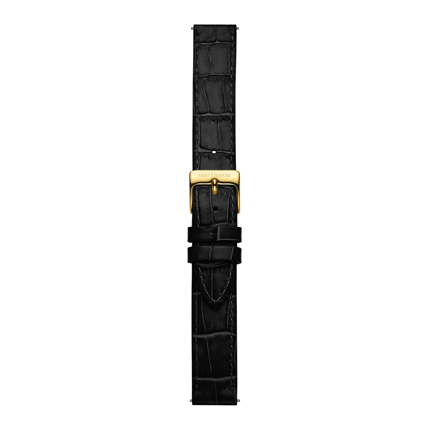Genuine leather strap 16mm black
