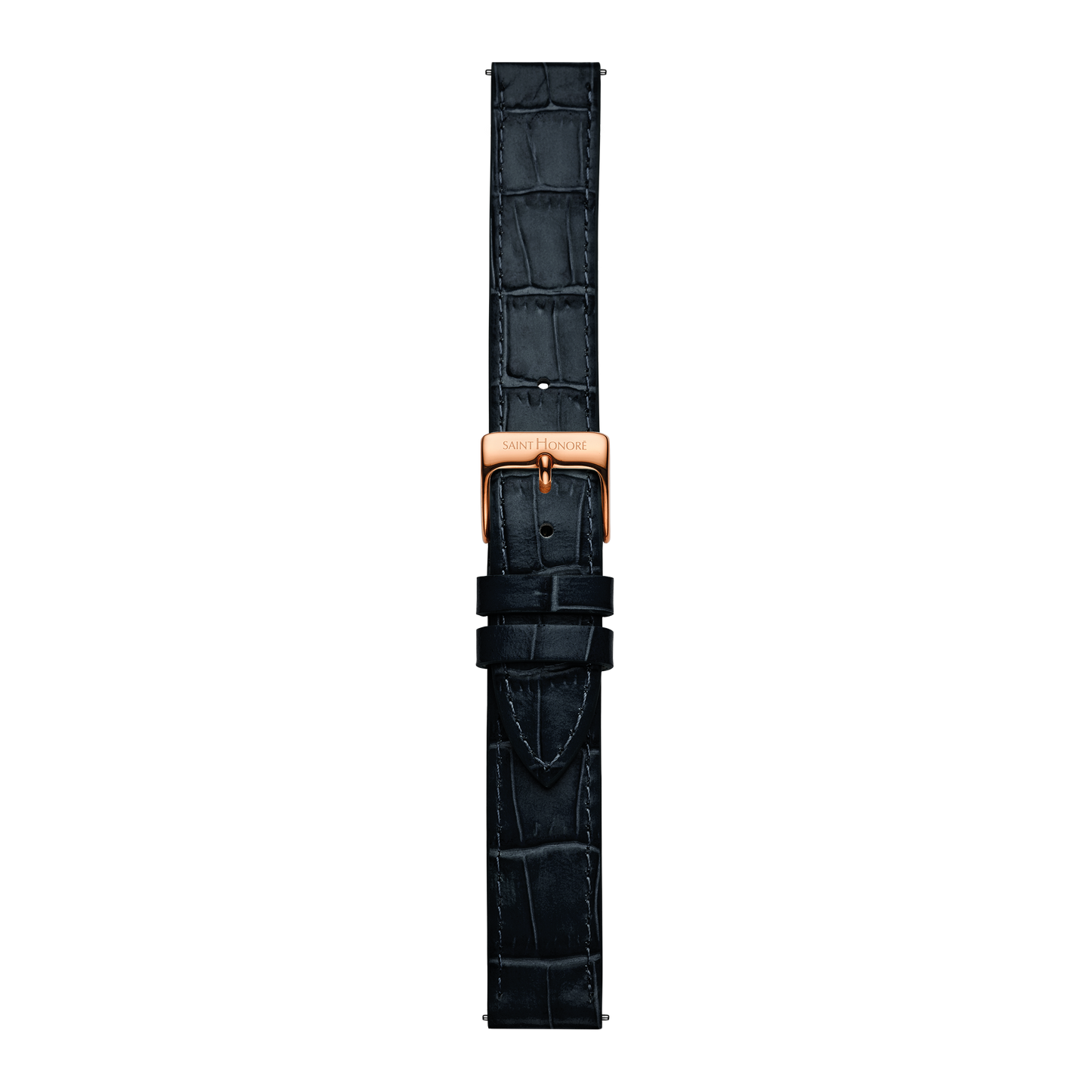 Genuine leather strap 16mm blue