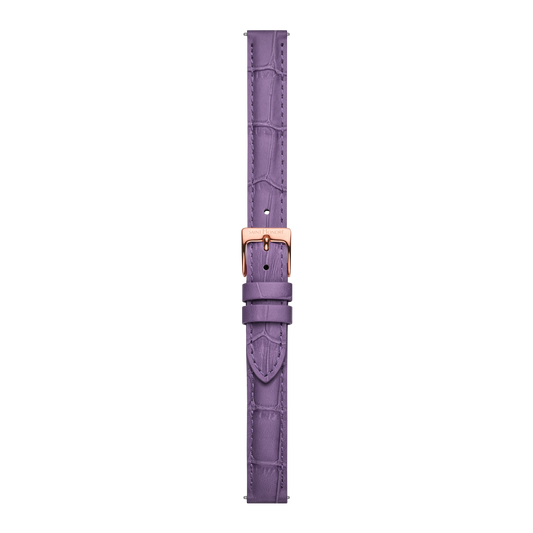 Bracelet cuir véritable 12mm violet