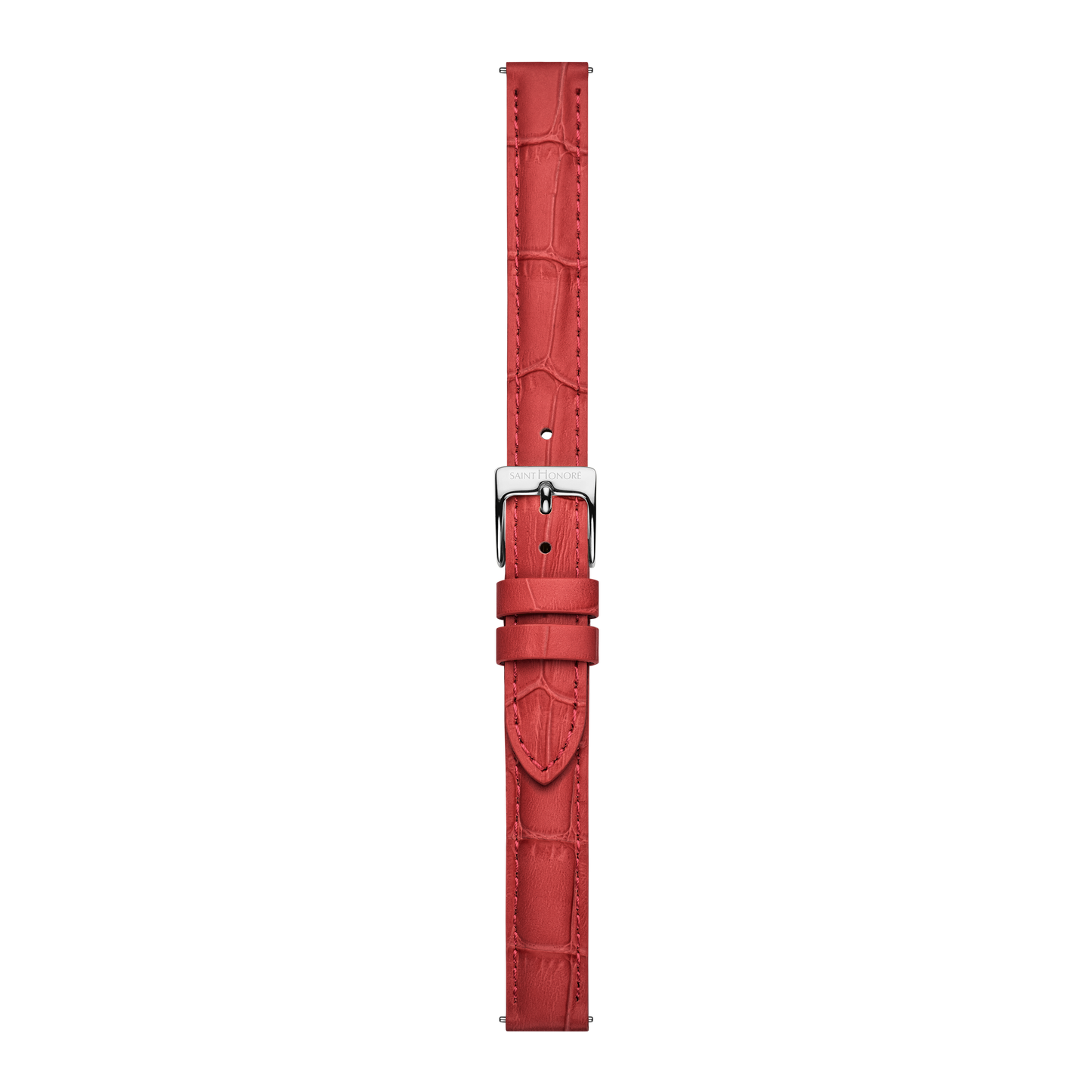 Bracelet cuir véritable 12mm rouge