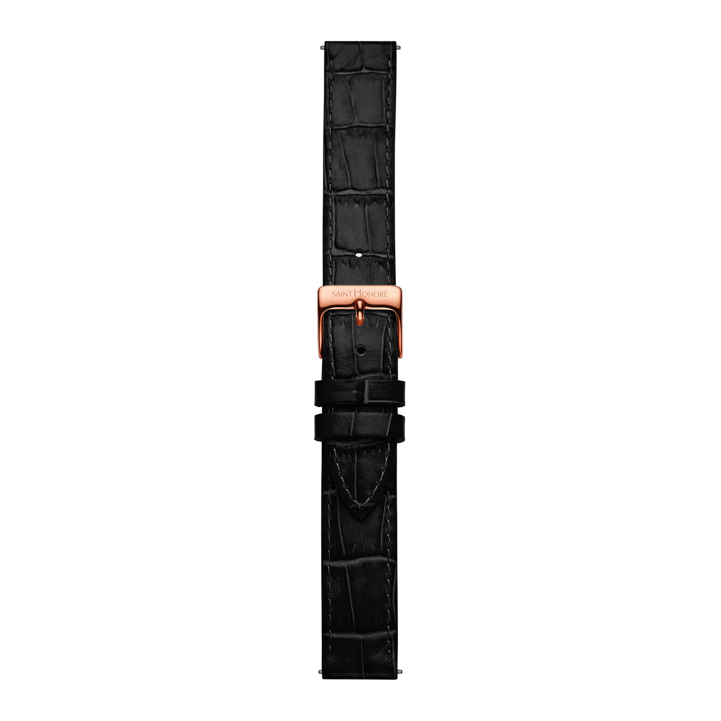 Bracelet cuir véritable 16mm noir